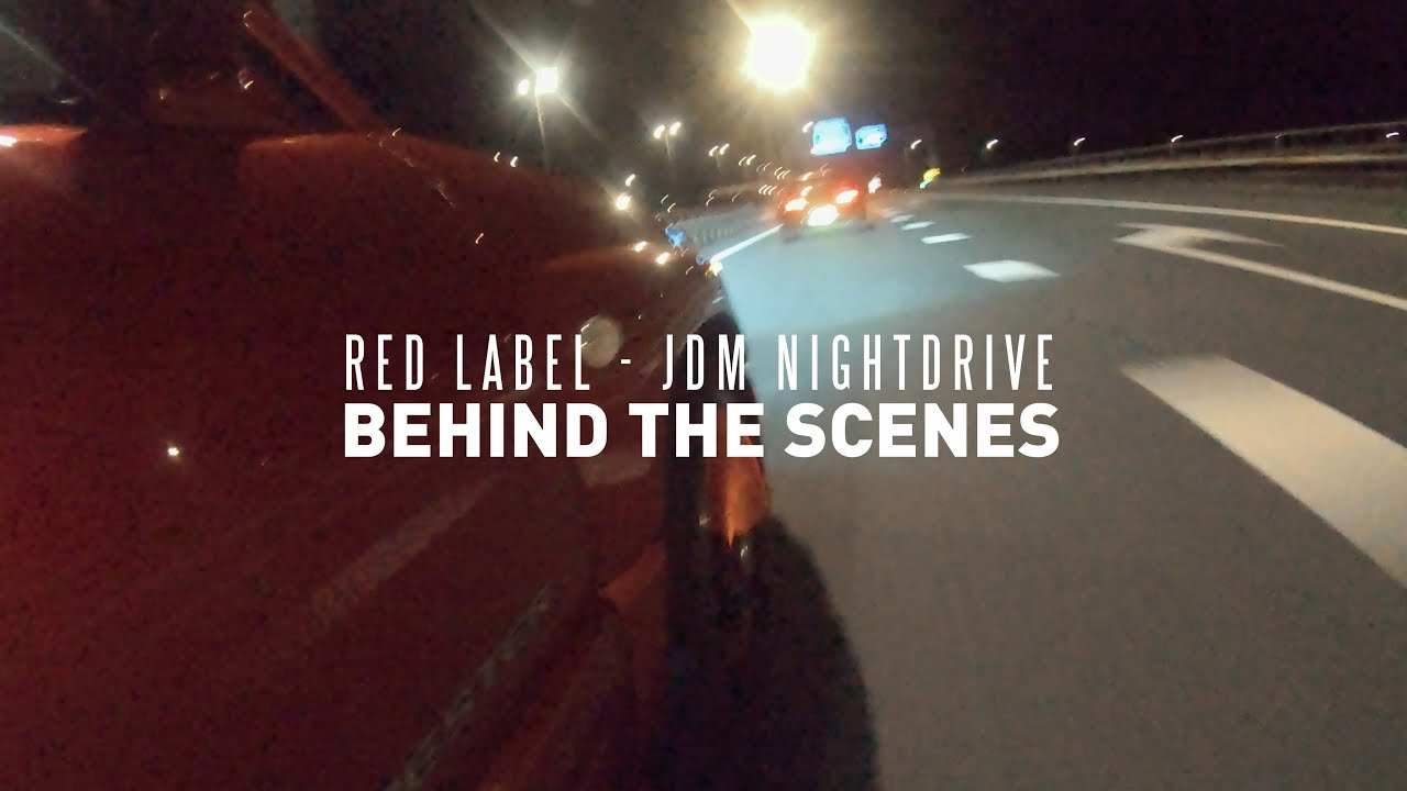 🚫RED Label | JDM Night Drive | BTS [4K]