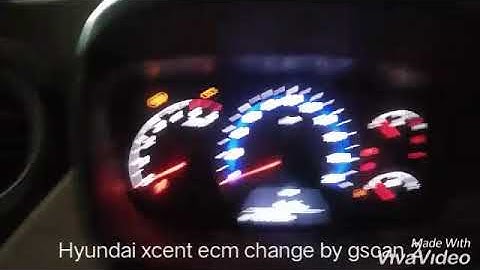 Hyundai xcent ecm change by gscan 2
