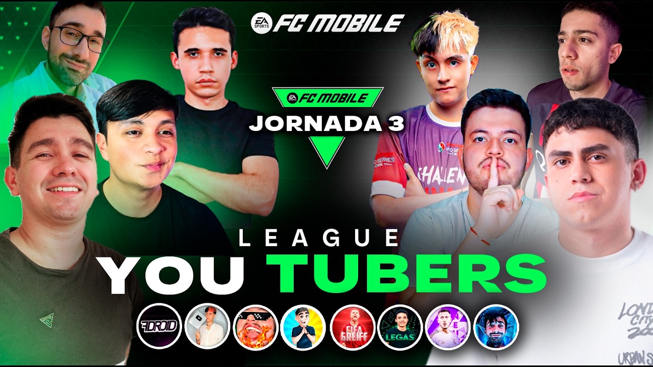 YouTubers LEAGUE |  JORNADA 3 | Temporada 1 I 2025/26