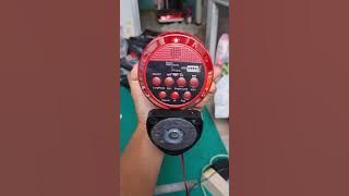 ORIGINAL speaker corong horn record rekam suara vokal vocal piezo dagang jualan kendaraan ac dc G543