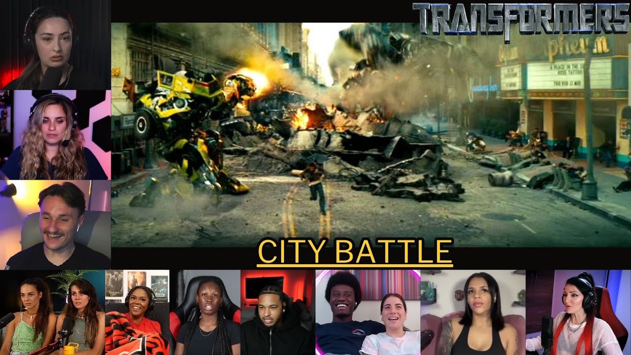 ТОП-реакций на фильм «Сцена битвы в городе»: Трансформеры (2007)