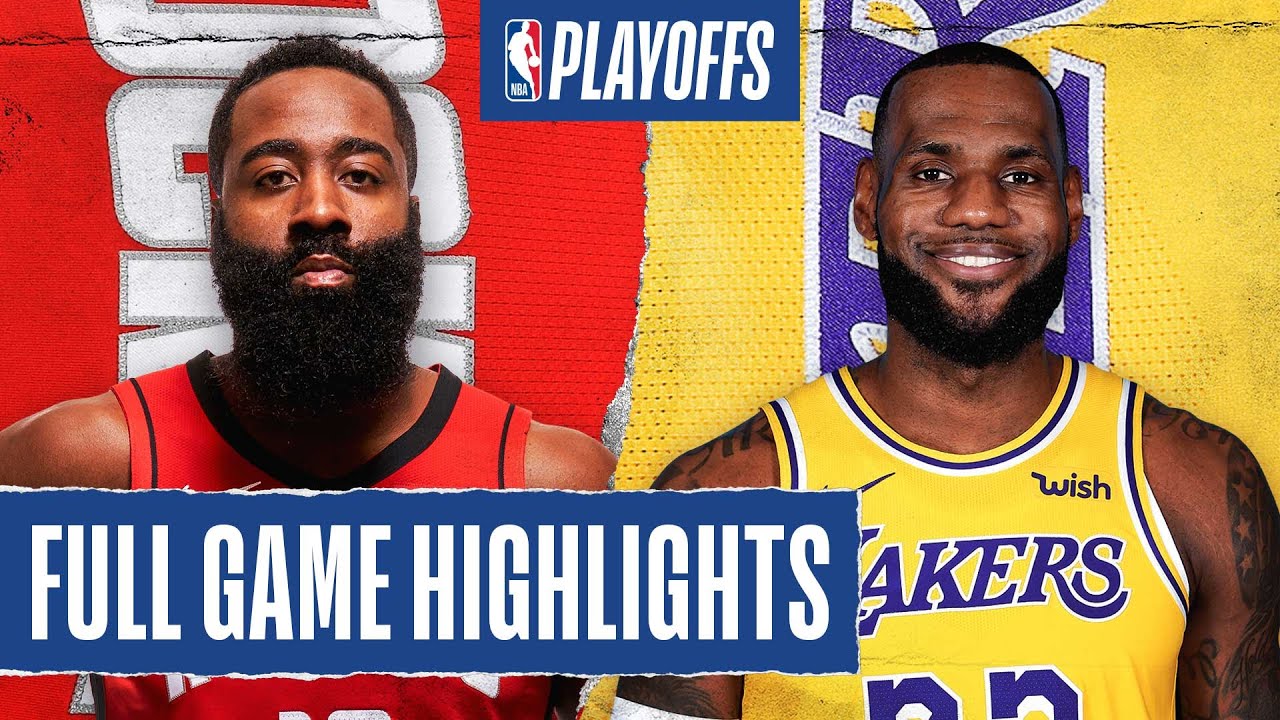 Rockets At Lakers Full Game Highlights September 12 2020 Youtube