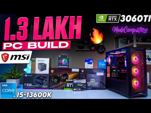 Rs 1.3 Lakh Editing & Gaming PC Build | Intel i5-13600K & RTX 3060 Ti