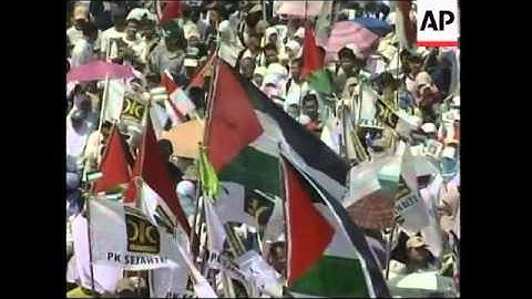 Pro Palestinian rally outside US Embassy