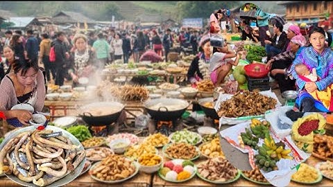 Tây Bắc Nhộn Nhịp Mùa Chợ Cuối Năm | Mê Mẩn Ẩm Thực & Kho Tàng Thảo Dược Quý / dân vùng cao ,