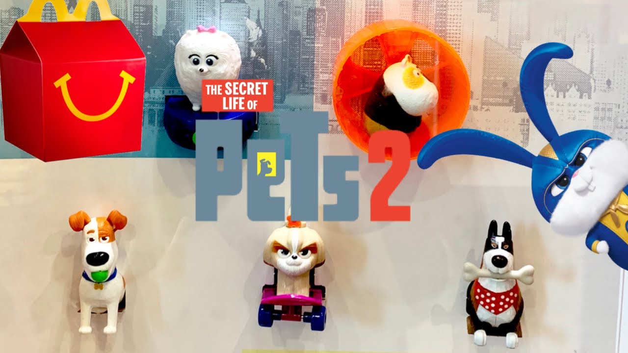 secret life of pets 2 mcdonalds toys 2019