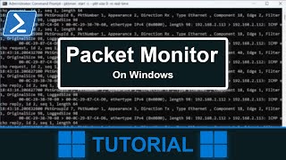 Packet Monitor ( pktmon ) Tutorial for Windows Troubleshooting