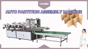 China 2022 Corrugated partition assembler machine box clapboard insert for sale