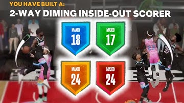 The BEST SLASHER BUILD in NBA2K23! How to make a 2-WAY DIMING INSIDE OUT SCORER! (Current & NextGen)