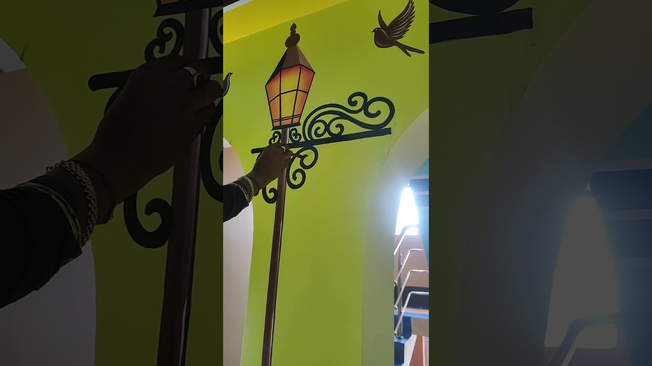 simple wall painting 🖌️🎨 