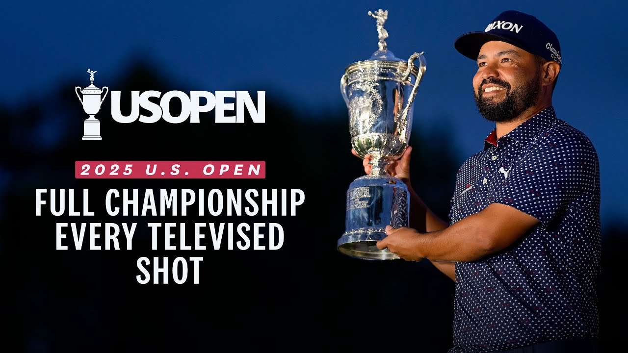 J.J. Spaun 2025 U.S. Open Victory at Oakmont | Every Televised Shot