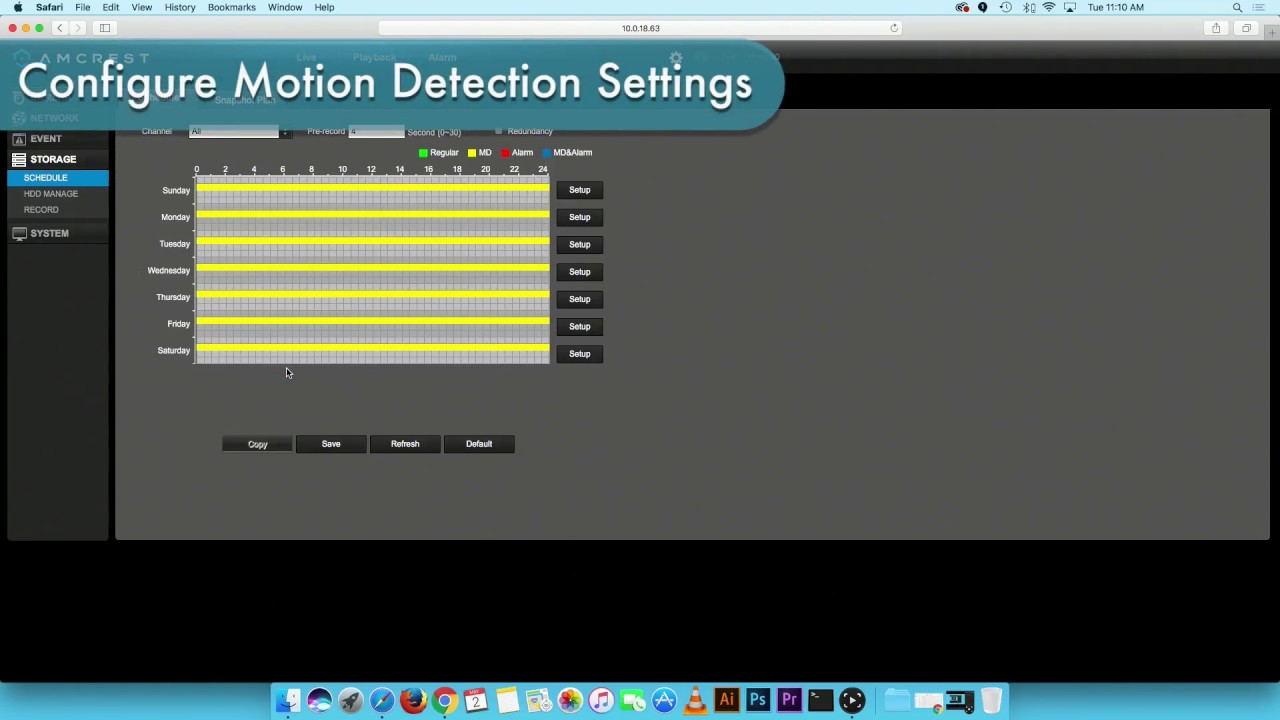 amcrest dvr web access