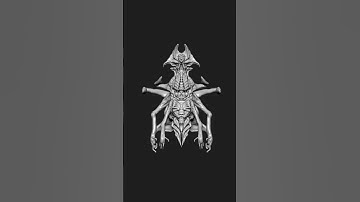 3D Modeling | com4_0153 |  Zbrush Timelapse | #zbrush  #3dmodeling #3d #character  #creature #shorts