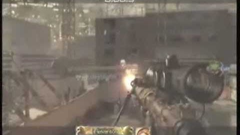 No Scope  Across Map  WallBang  *MW2*