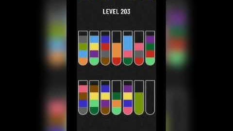Water sort puzzle level 203