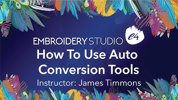 How To Use Auto Conversion Tools In EmbroideryStudio e4