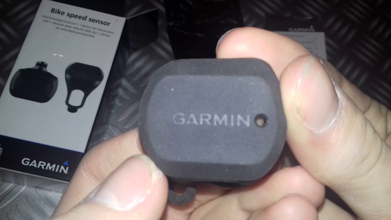 prise en main capteur cadence garmin 