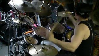 Shatter Messiah - &quot;Blasphemy Feeder&quot; Drum Practice Video (Robert Falzano)