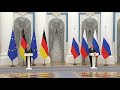 Пресс-конференция по итогам российско-германских переговоров