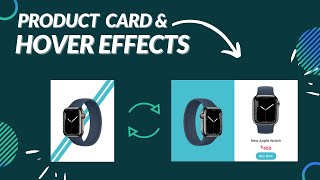 3D Flip Product Card With Hover Effects | E-commerce Product Card