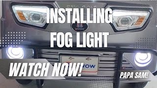 how to install additional light for our NWOW EMC Golf #nwow #papasam #installing #foglights