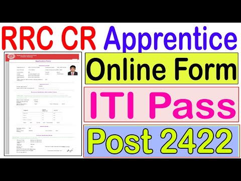 RRC CR Apprentice Online Form 2022 | How to Fill RRC CR Apprentice Form 2022 | RRC CR ONLINE FORM