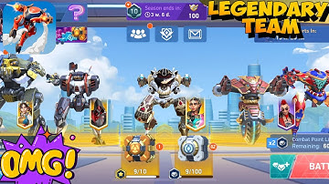 Mech Arena - Gameplay Walkthrough part 356 - Legendary Team XDD🔥(iOS,Android)