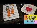 How to Make Easy Hide and Seek Card | Blinds Card | Shutter Card | Optical Illusion Card - D.I.Y