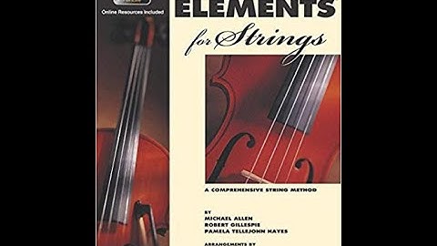 Down the D Major Scale - 62 - Essential Elements, Violin, vol. 1