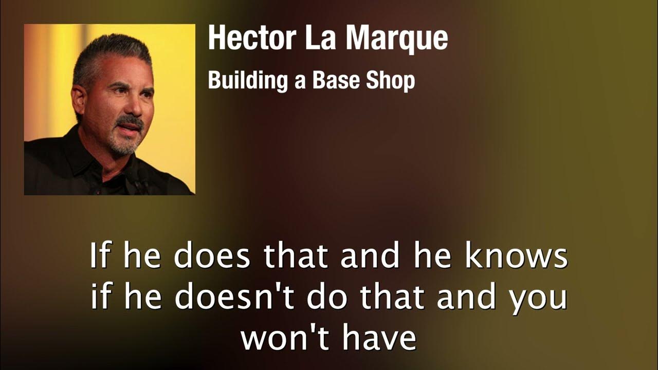 Hector La Marque: Building a Base Shop - YouTube