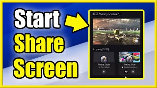 How to Start Share Screen on PS5 & PS App on Phone (Livestream to Party Chat)