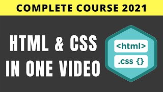 HTML and CSS Tutorial for Beginners in Hindi - Complete Course in One Video 2021 Update