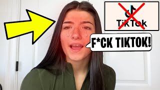Charli D'amelio Reacts To TIKTOK GETTING BANNED!