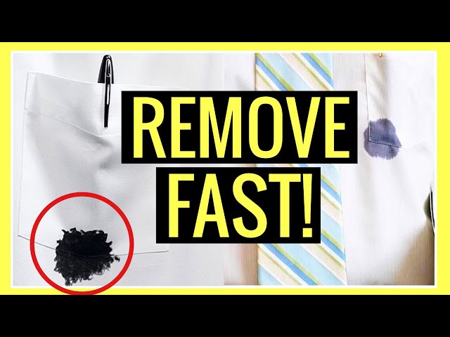 Your Ultimate Guide On How To Get Ink Out Of Clothes - Cleanzen