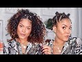 Bouncy Bantu Knots on Natural Hair | Holiday Hair