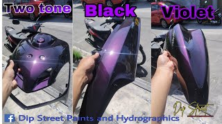 Mio sporty repaint to 2tone, Black x Violet 🖤💜🔥