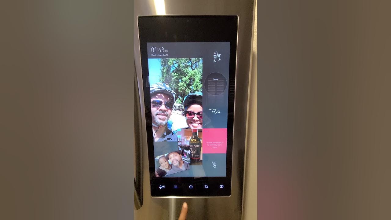 Samsung Family Hub Bixby Command Quick Demo YouTube