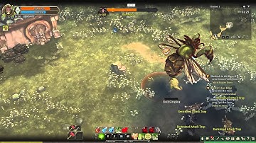 Tree of Savior CBT - Bitergina Boss Fight Solo at Dina Bee Farm with 152 Paladin