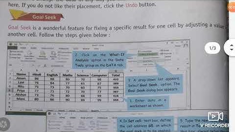 Class 7th Computer Ch-3 Advanced Features of Microsoft Excel Part-3 Explanation