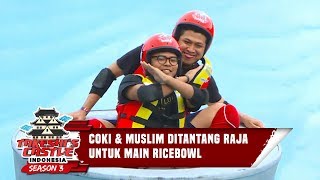 Hiyahiyahiya! Coki & Muslim Ditantang Raja Untuk Main Ricebowl - Takeshi's Castle (12/5)