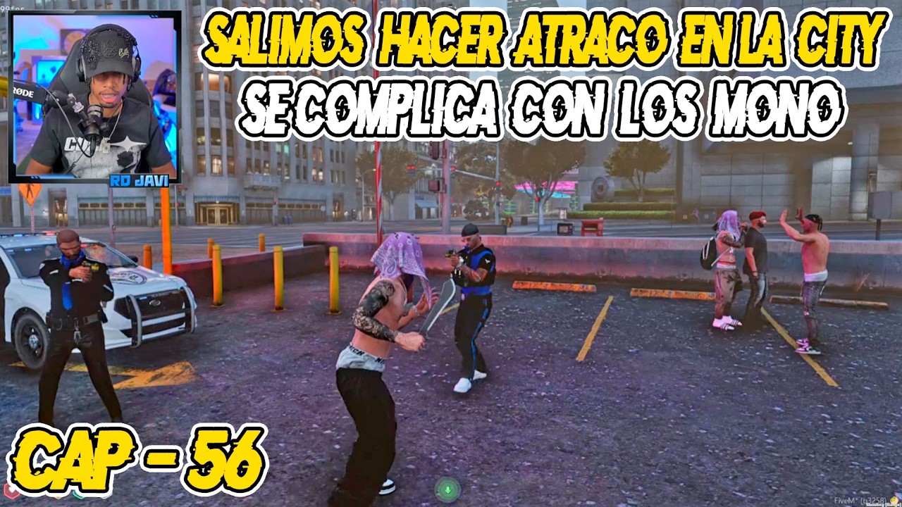RDJavi Salimos Hacer Atraco en la City Se Complica Con los Mono