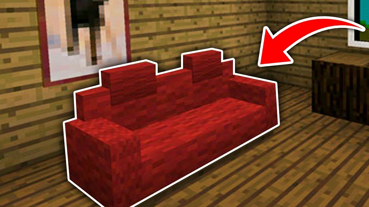 Minecraft : How To Make Secret Sofa With Cushions (Ps3 