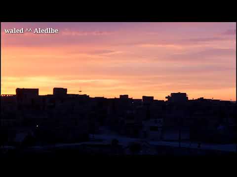 أذان المغرب في مدينة معرة النعمان جنوب إدلب