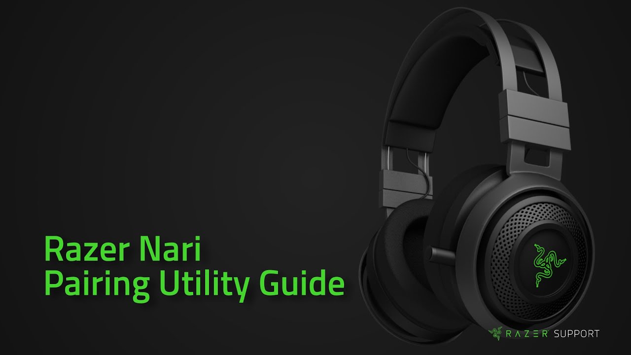 How To Pair Or Connect Your Wireless Usb Dongle To A Razer Nari Headset Using The Razer Nari Pairing Utility