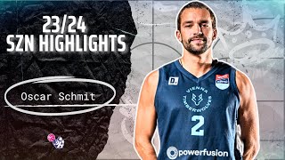 Oscar Schmit Highlights 2023/24 ||Austria BSL  || Vienna Timberwolves