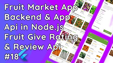 Fruit Market App Backend API: Create Review & Rating API in Node.js, Express.js & MySQL #18