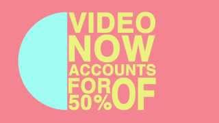 Staturday - Video accounts for 50% - Infographic
