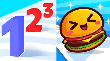 Number Master VS Food Run Crowd Control Game - All Levels SpeedRun Gameplay Android iOS Ep1