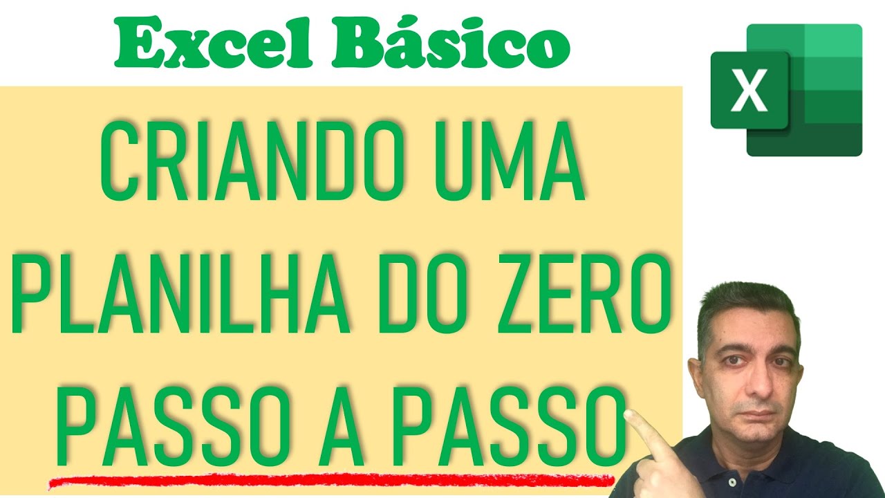 Excel básico | Como fazer uma planilha do zero, passo a passo ...