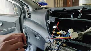 How to install 7 inch Eonon Toyota Android car player on Perodua Myvi 2018